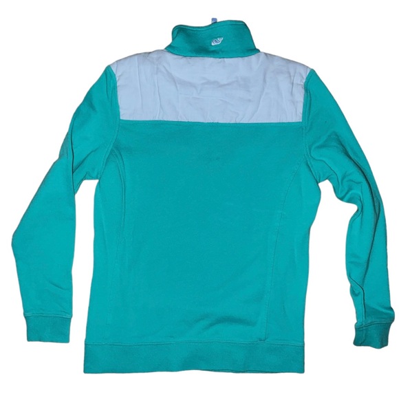 Vineyard Vines Women’s Green Oxford Shep Shirt Pullover 1/4 Zip XXS XxSmall - Picture 3 of 6